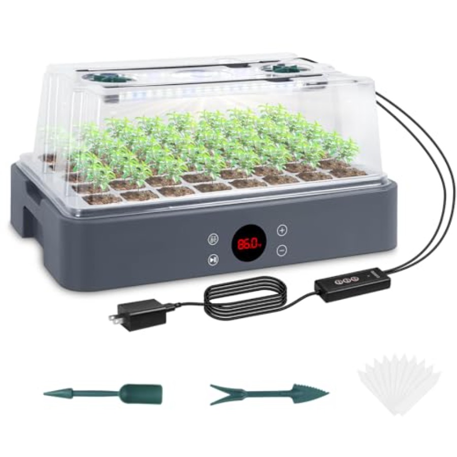 Seed Starter Tray with Grow Li - Humidity Dome Kit のレビューと価格