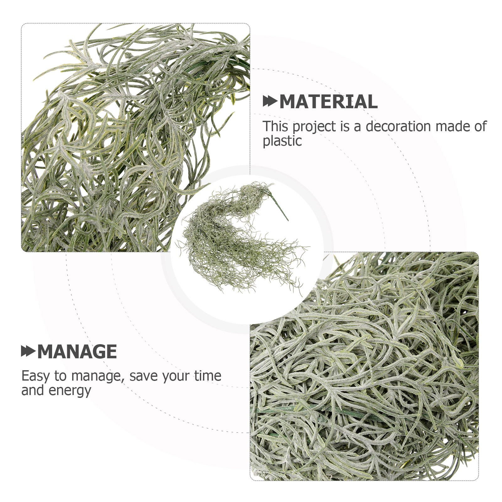 Hanging Decor Artificial Dried - Sphagnum Moss Dry のレビューと価格