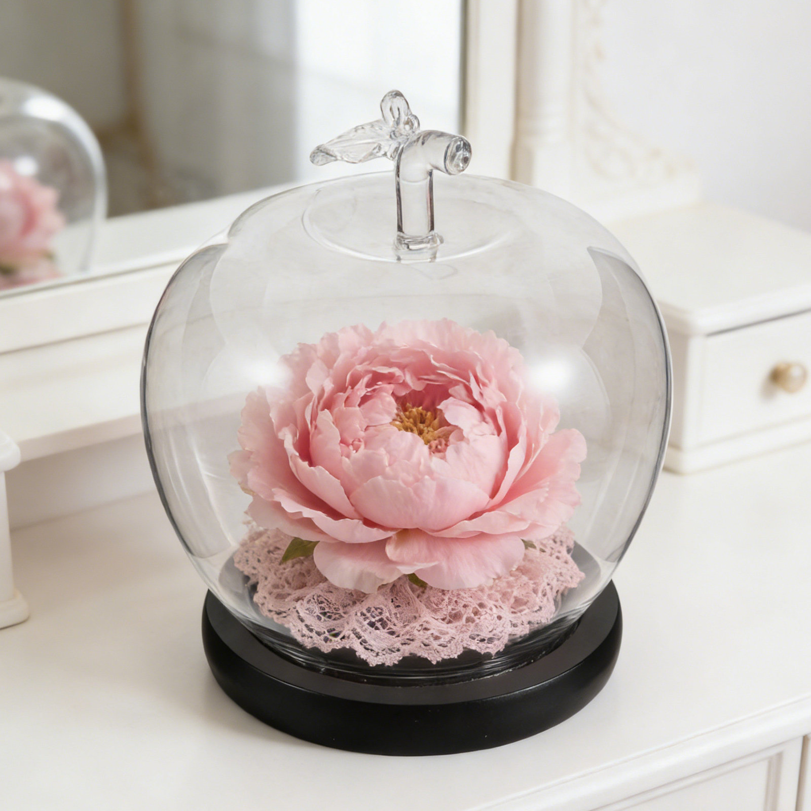 Inspired Glass Dome Cloche wit - Plastic Dome Clear のレビューと価格