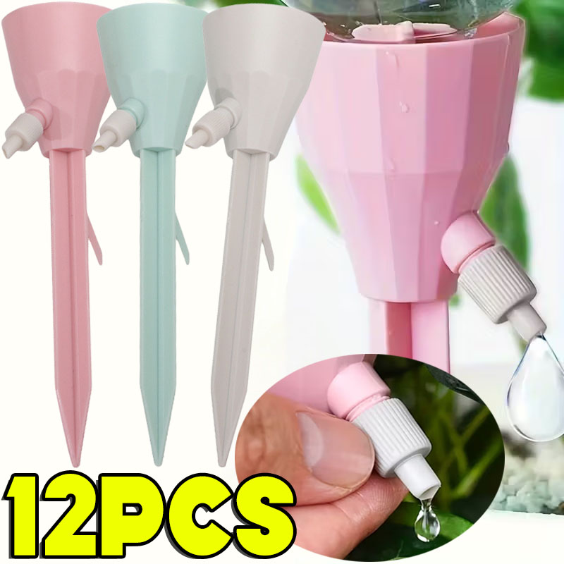 1/12pcs Automatic Drip Irrigat - Self Watering Insert のレビューと価格