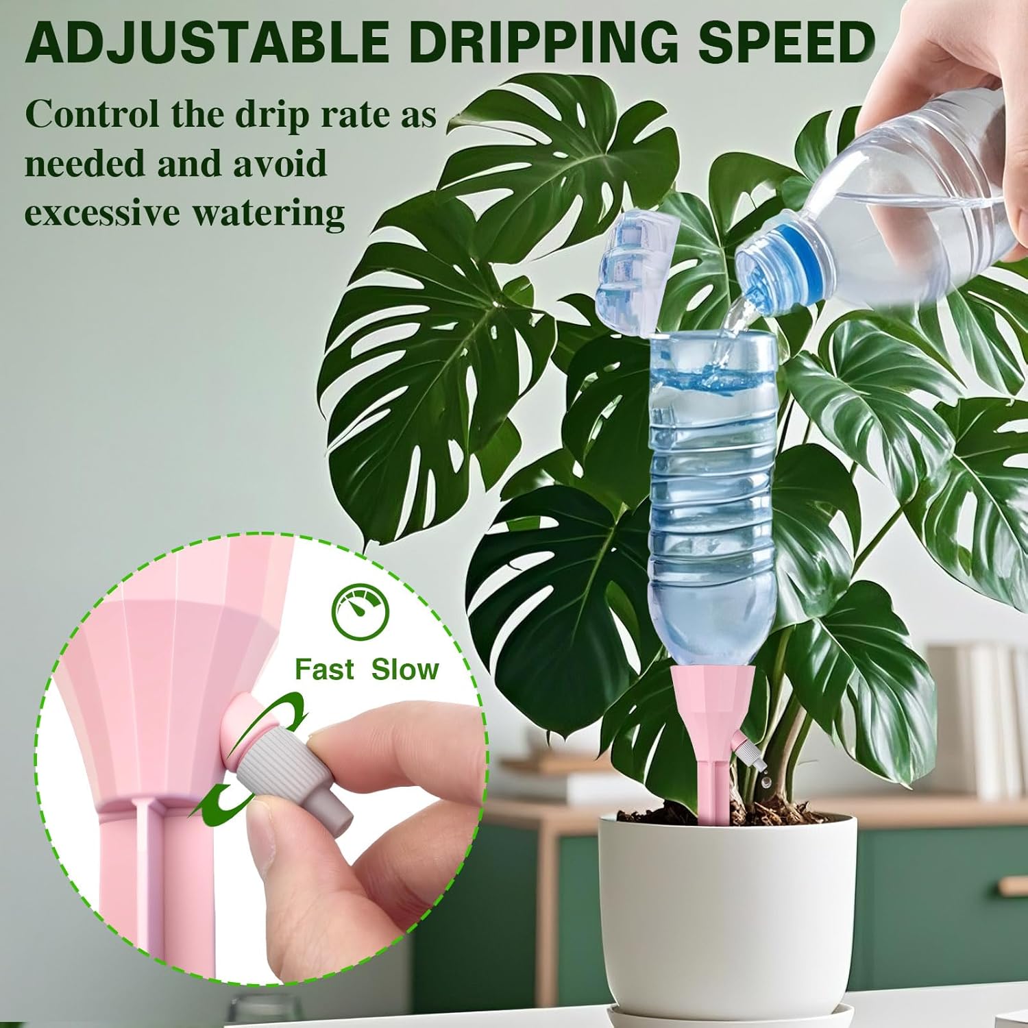 1/12pcs Automatic Drip Irrigat - Self Watering Insert のレビューと価格