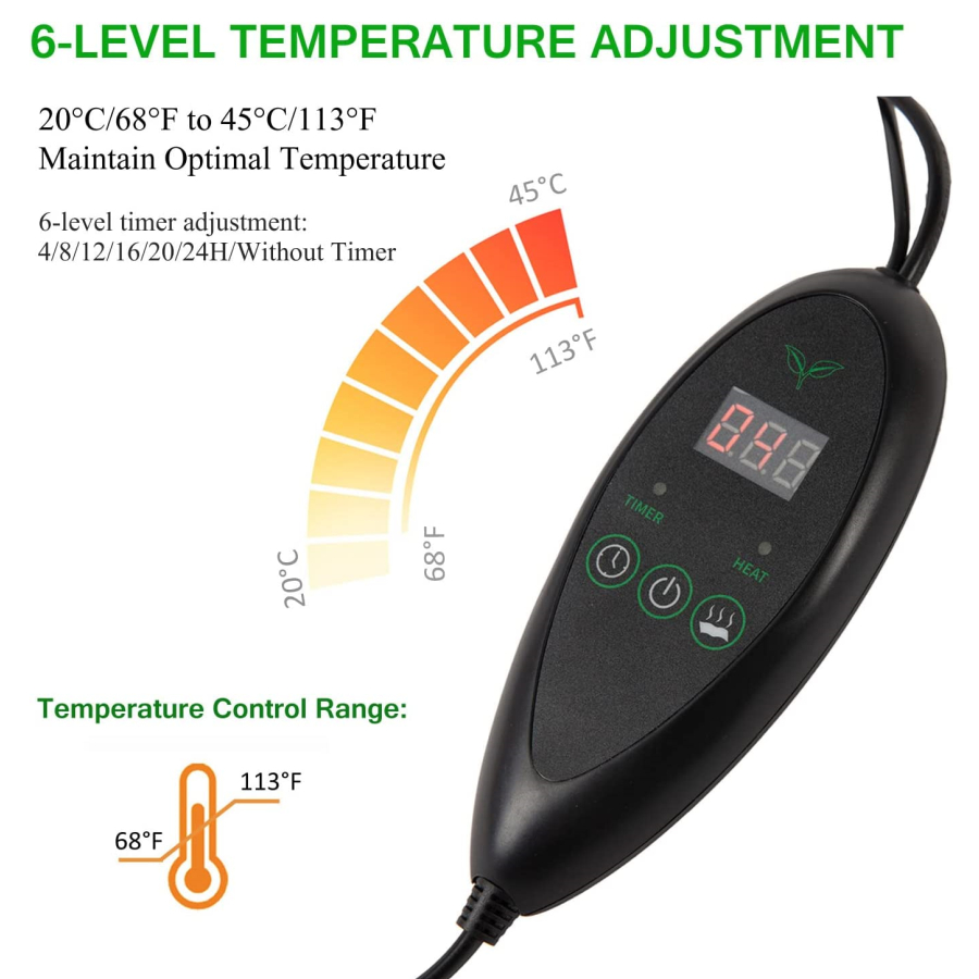 3 Sizes Upgrade Seedling Heat  - Heat Mat Seedling のレビューと価格
