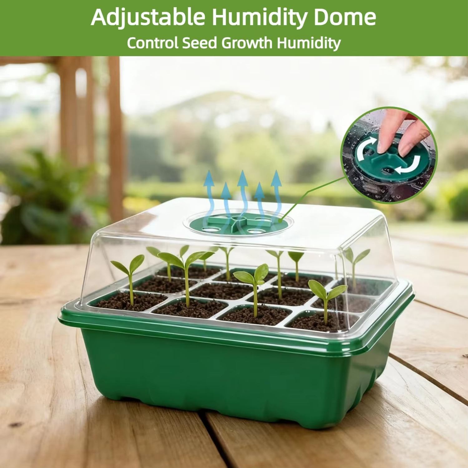 3Pcs Seed Starter Tray Mini Gr - Humidity Dome Kit のレビューと価格