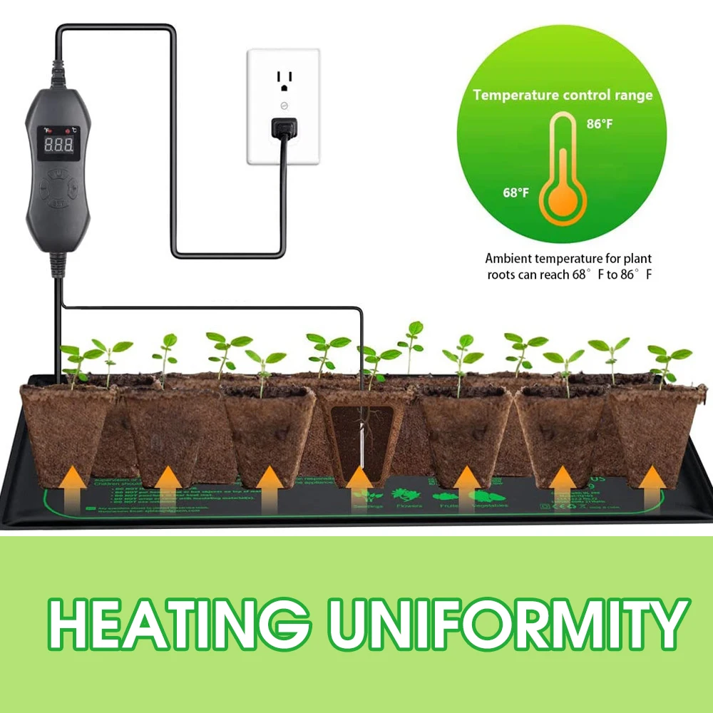 50W EU-US/UK/AU Adjustable The - Heat Mat Seedling のレビューと価格