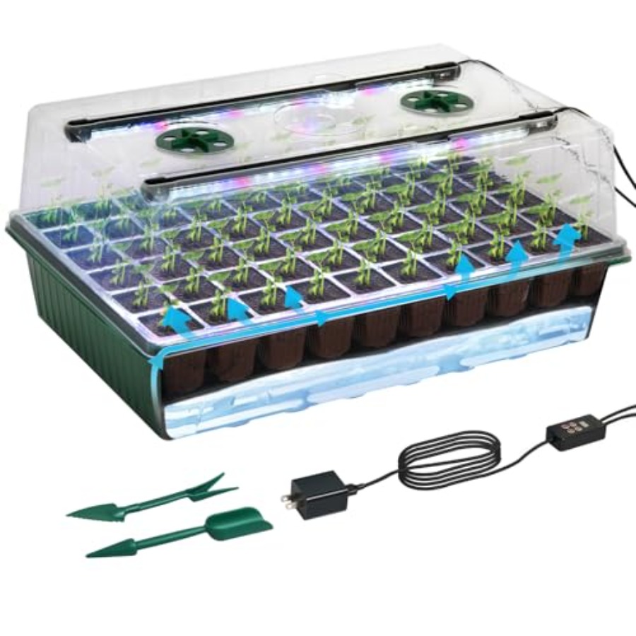 Seed Starter Tray with Grow Li - Humidity Dome Kit のレビューと価格