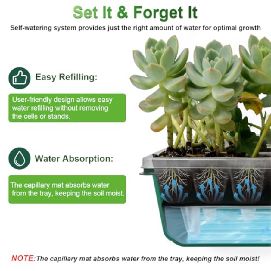 Seed Starter Tray with Grow Li - Humidity Dome Kit のレビューと価格