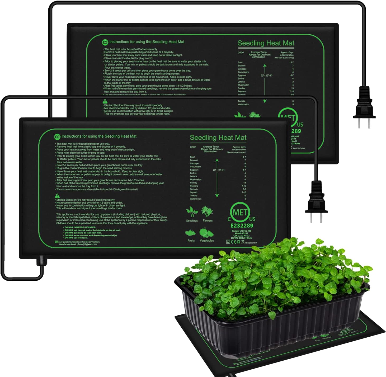 10/25/50CM Seedling Heat Mat I - Heat Mat Seedling のレビューと価格