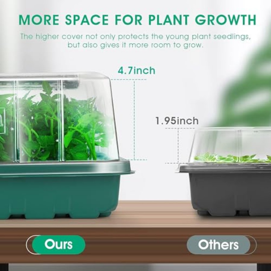 Seed Starter Tray with Grow Li - Humidity Dome Kit のレビューと価格