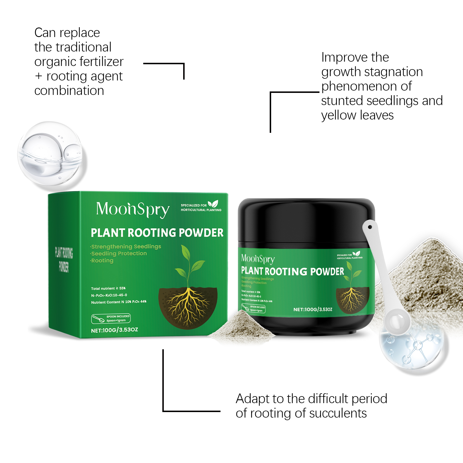 100g Plant Rooting Powder for  - Rooting Hormone Powder のレビューと価格