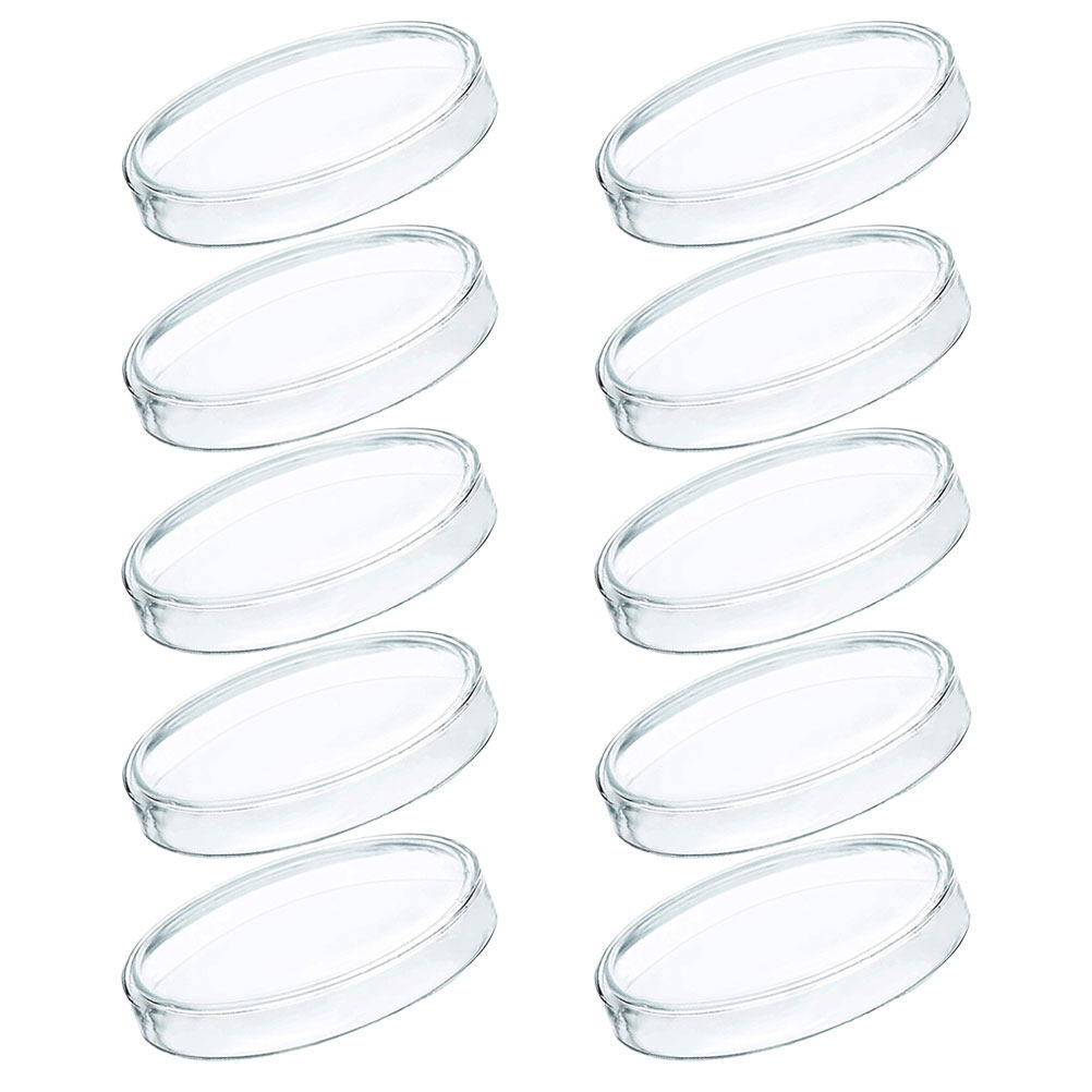 10Pcs Plastic Petri Dishes Tra - Agar Tissue Culture のレビューと価格