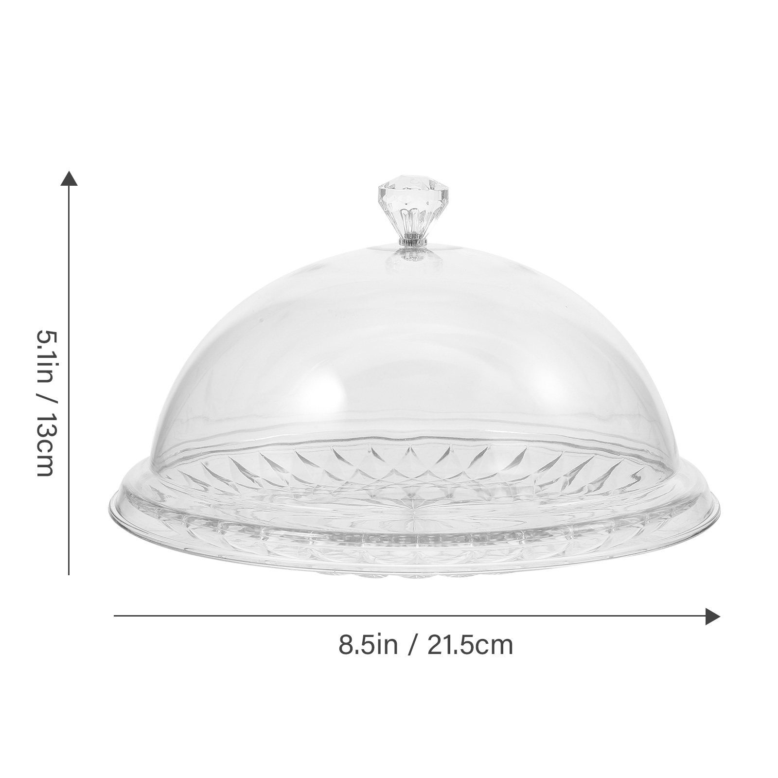 Food Grade Pet Clear Cake Stan - Plastic Dome Clear のレビューと価格