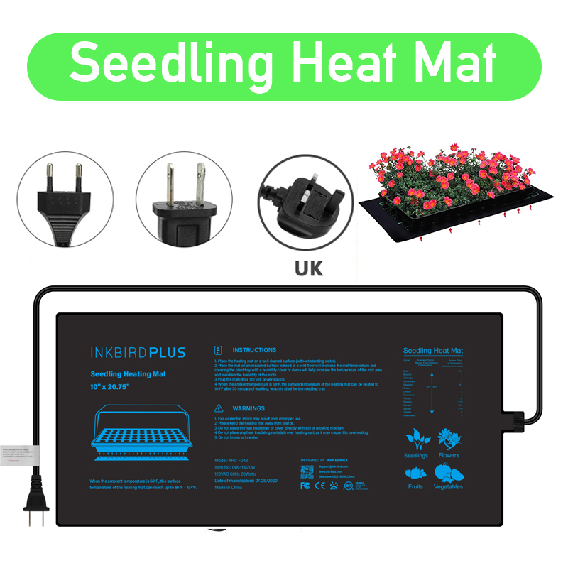 20.75x10CM EU/US/UK/AU Plug Se - Heat Mat Seedling のレビューと価格