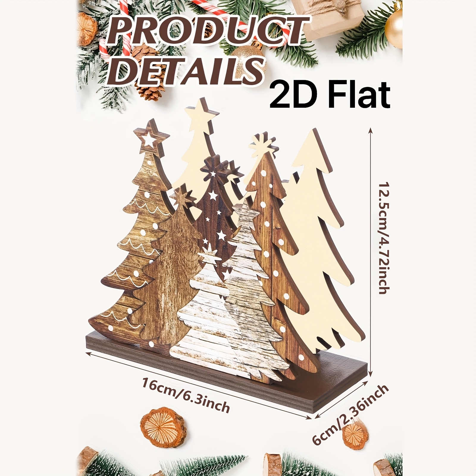 1pc 2D Flat Christmas Tree Tis - Agar Tissue Culture のレビューと価格