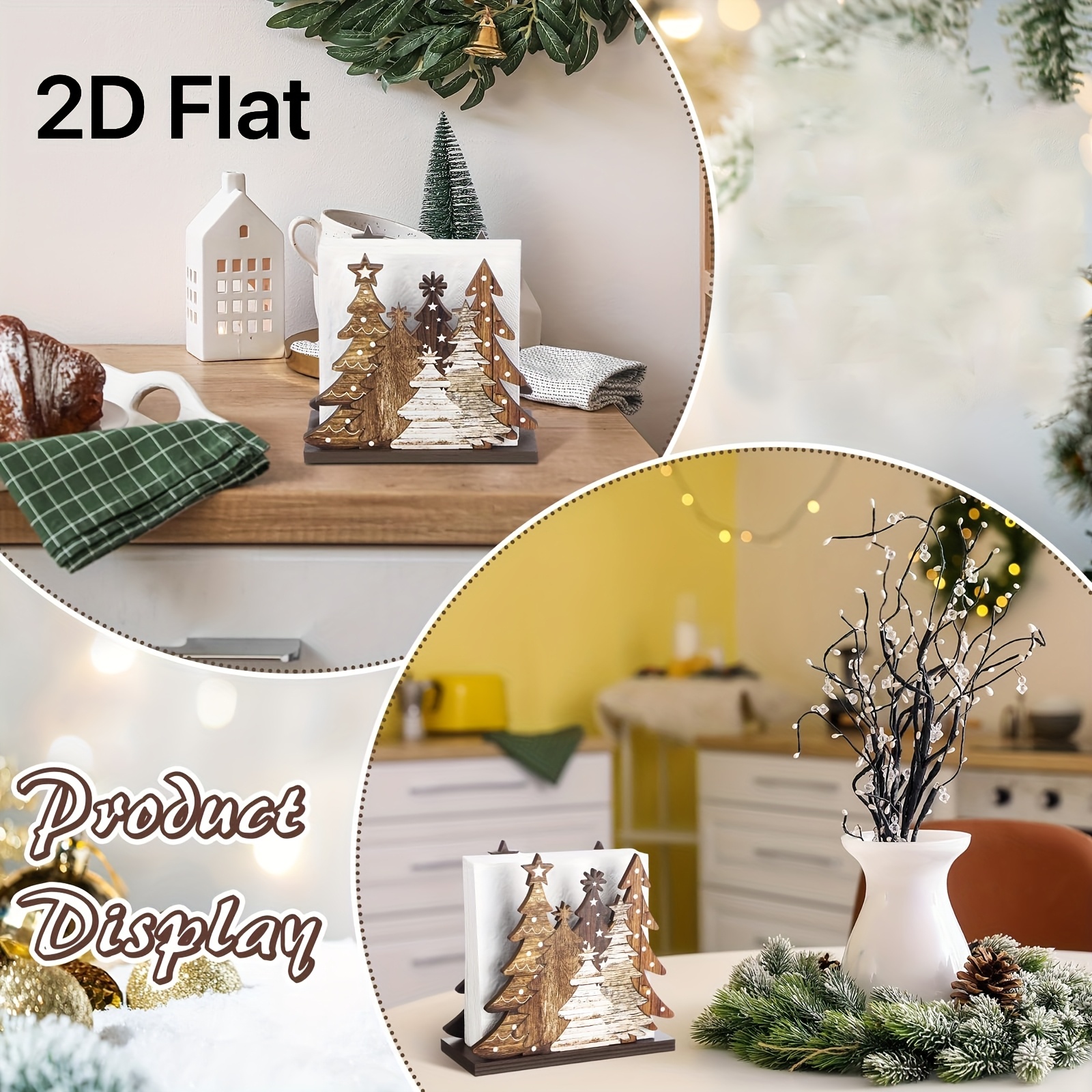 1pc 2D Flat Christmas Tree Tis - Agar Tissue Culture のレビューと価格