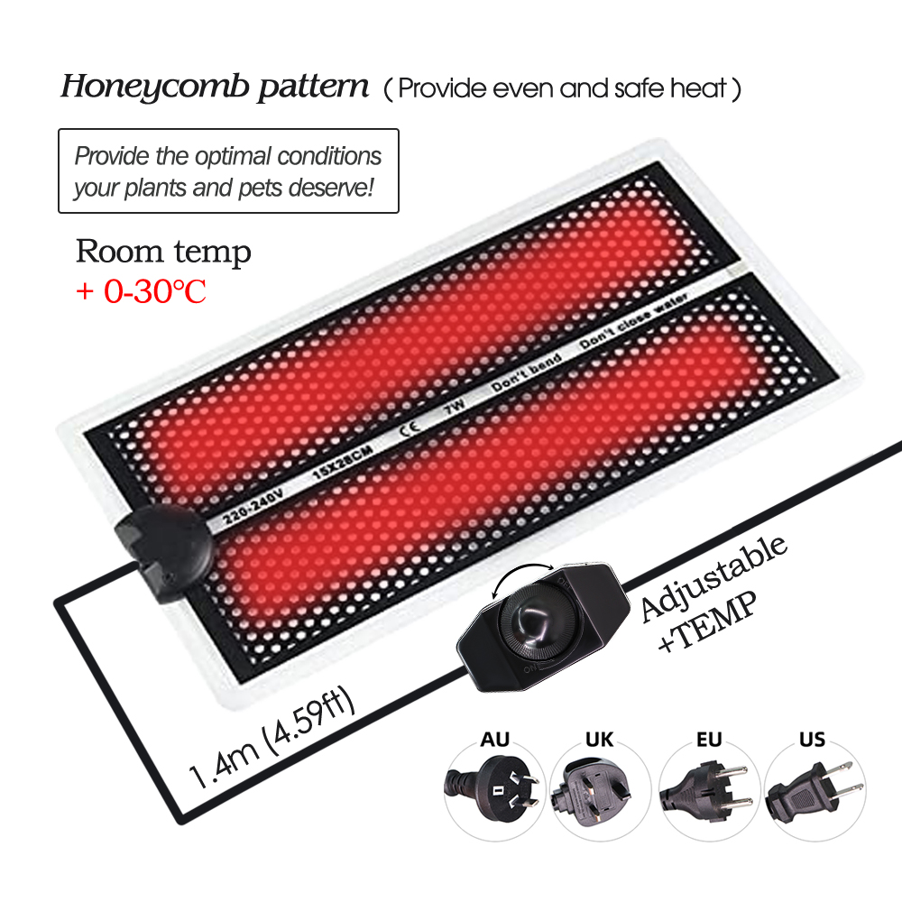 5-20W Garden Seedlings Heating - Heat Mat Seedling のレビューと価格