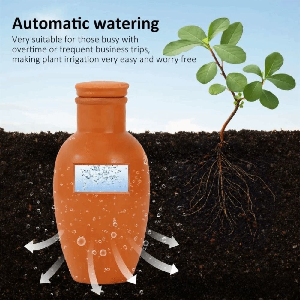 4Pcs Terracotta Material Autom - Self Watering Insert のレビューと価格