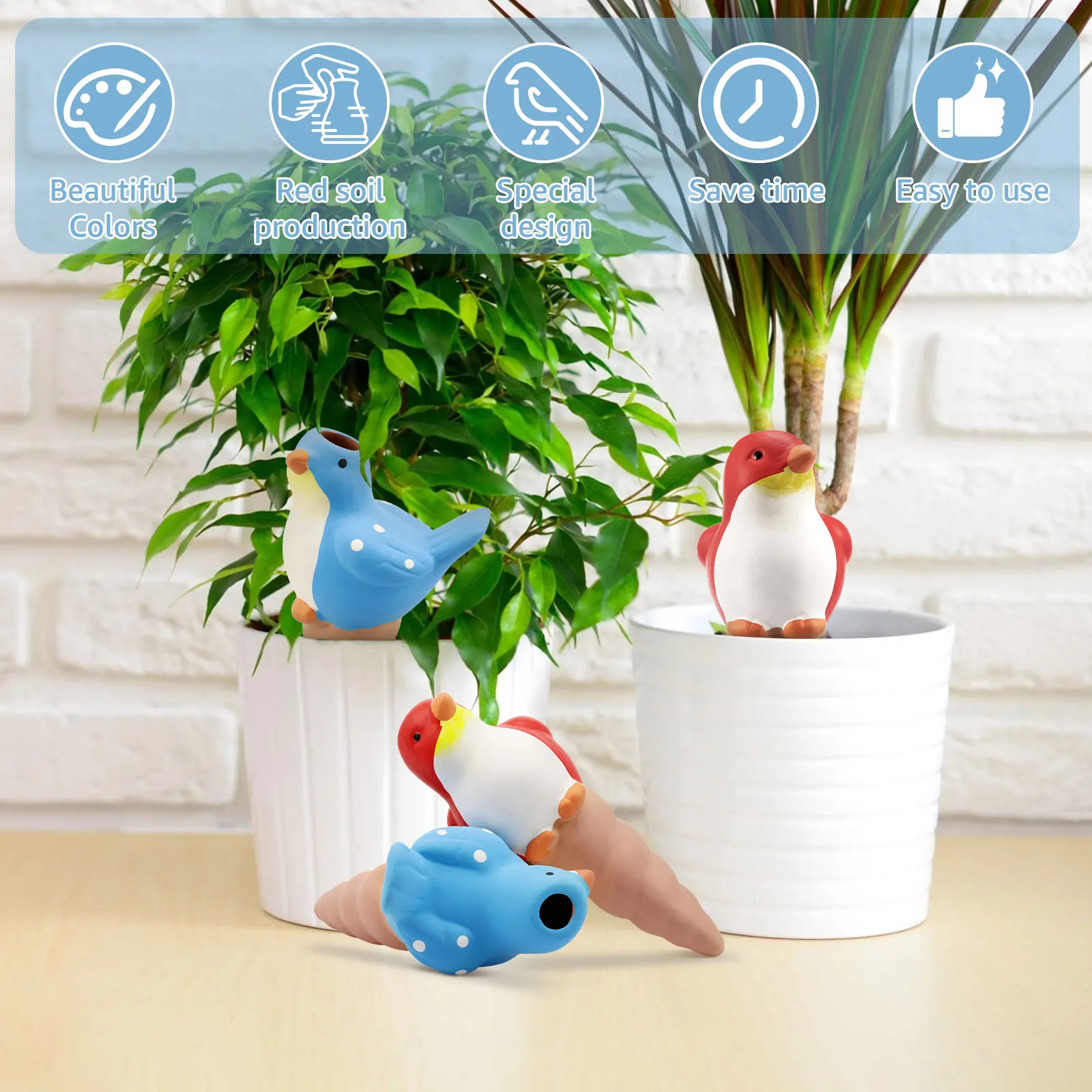 4Pcs Automatic Plant Watering  - Self Watering Insert のレビューと価格